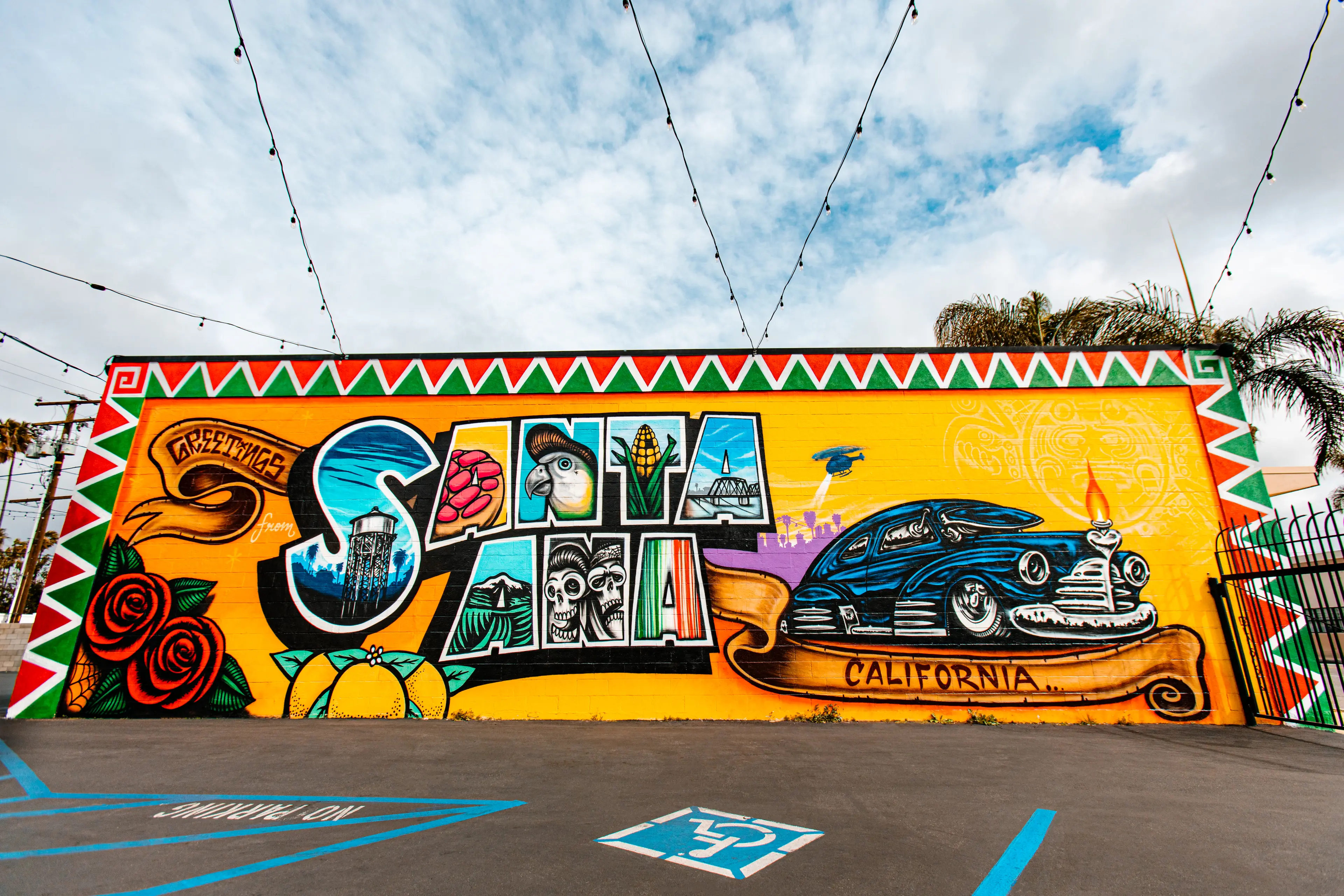 mural outside Gunthers Main Street location